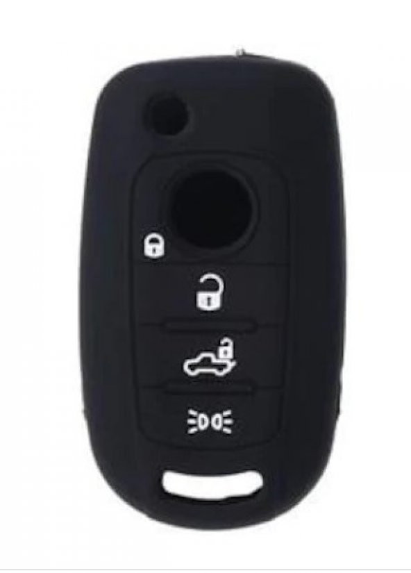 Yeni Ürün ! Fiat Egea - Fiat 500X Silikon Anahtar Kılıfı Kabı - 3