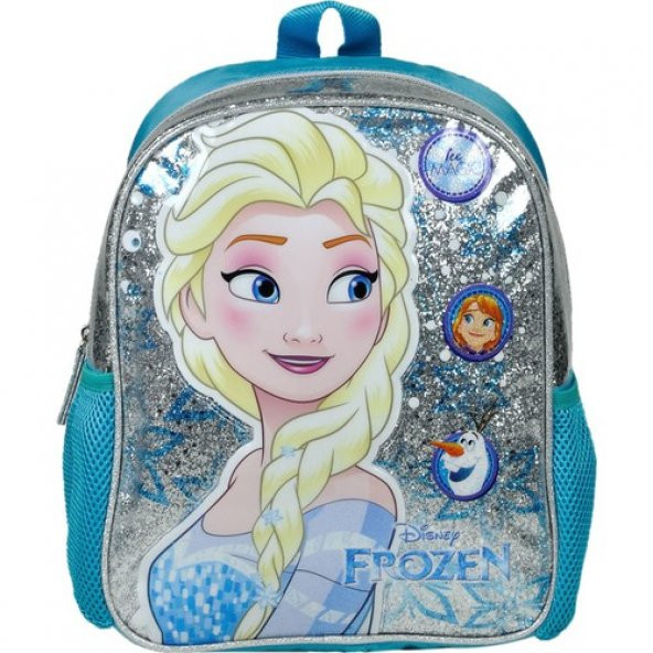 Frozen Elsa Anaokulu Çantası Simli Orjinal Lisanslı