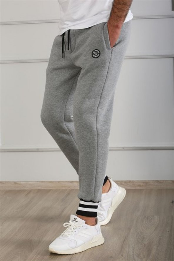 Madmext Basic Gri Erkek Eşofman 9443 - 6