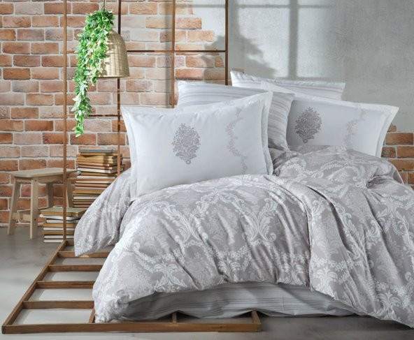 Clasy Ranforce Nevresim Takımı Çift Kişilik Fiorita v2 Lila ürün görseli