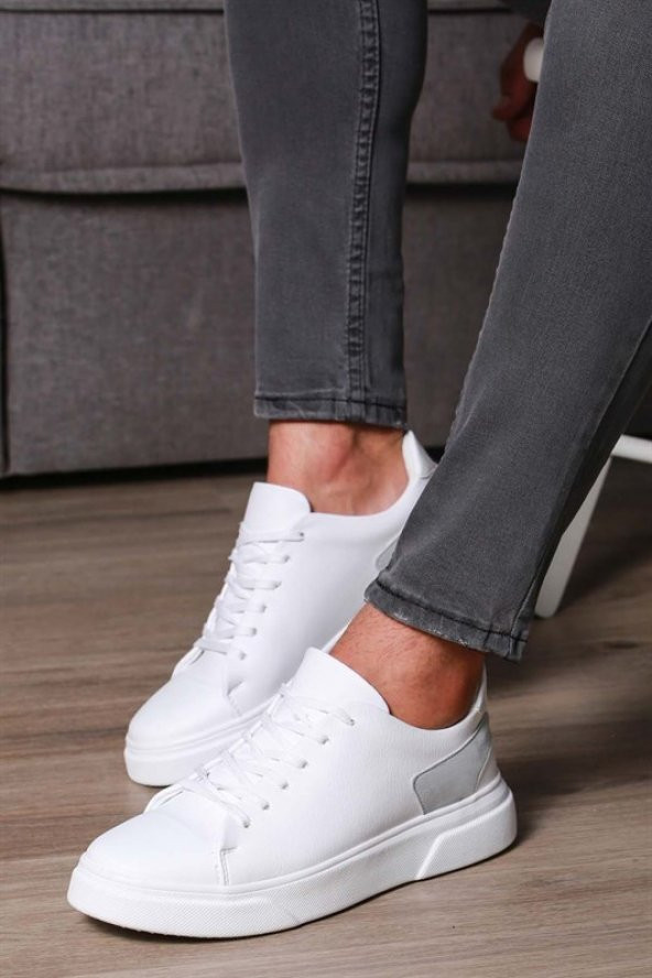 Madmext Beyaz Erkek Sneaker MS029 - 4