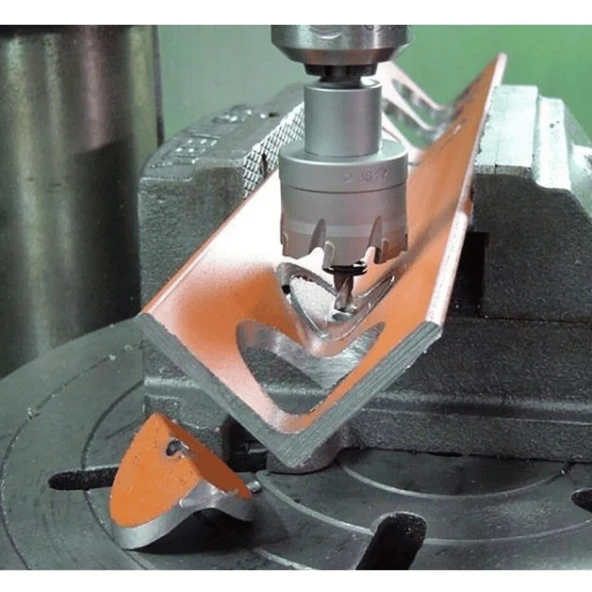 Tomax T.C.T. Metal  Paslanmaz İnox Delme Testere Panç 90 mm - Resim 3