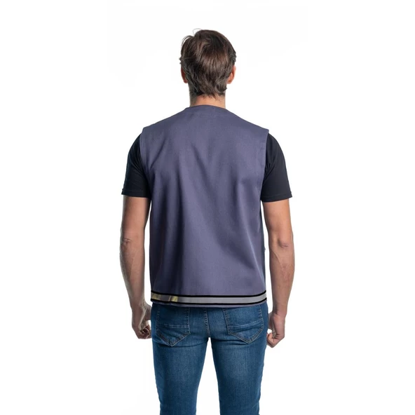 Şensel, Reflektörlü Yelek, Gri -118E1631- İş Yeleği-Vest - 2