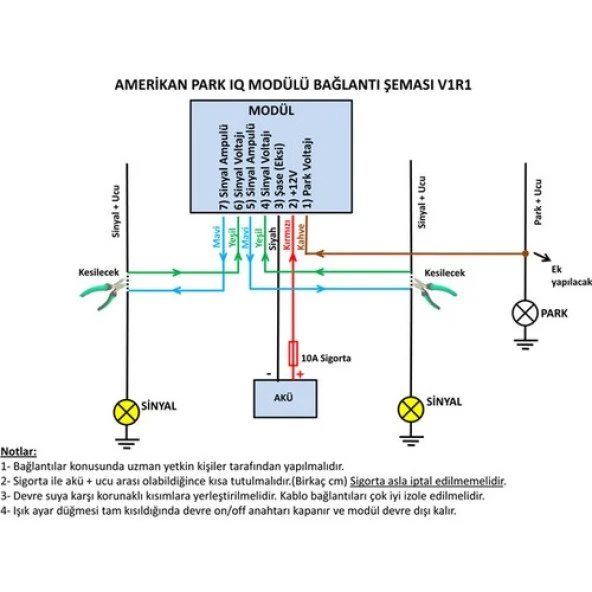 FORD CONNECT 2000-2020 AYARLI AMERİKAN PARK SİNYAL MODÜLÜ - 4