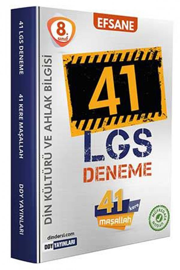 Ddy 8.Sınıf Efsane Din Kültürü Ve Ahlak Bilgisi 41 Deneme