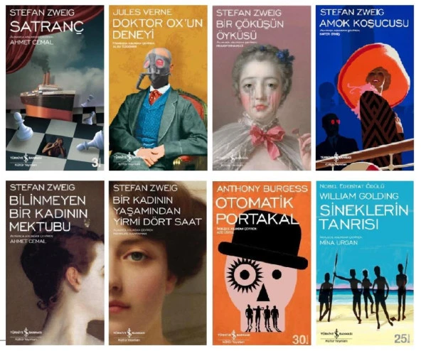 iş Bankası Çok Satan Popüler Modern Klasikler 8 Kitap