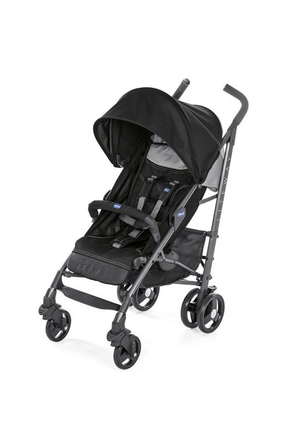 Chicco Lite Way 3 Top Baston Bebek Arabası - Siyah - 2
