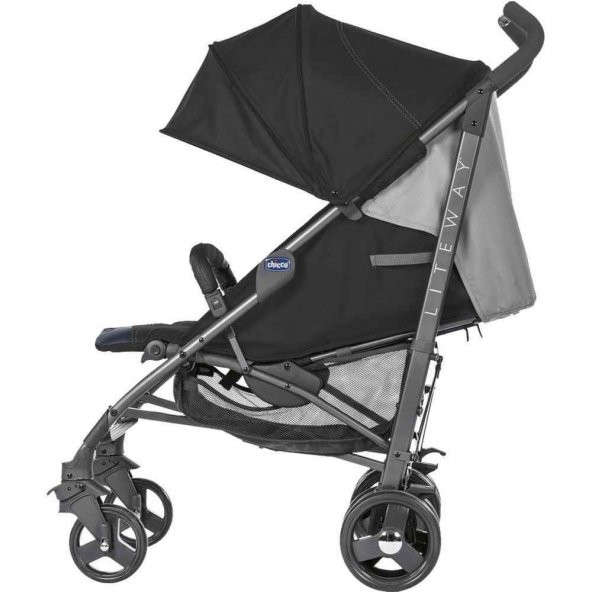 Chicco Lite Way 3 Top Baston Bebek Arabası - Siyah - 3