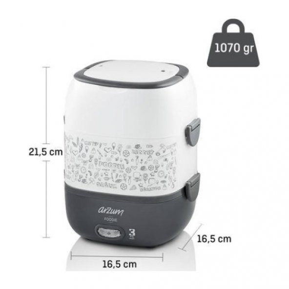 AR1073 Foodie Modern Sefer Tası - Beyaz - 2