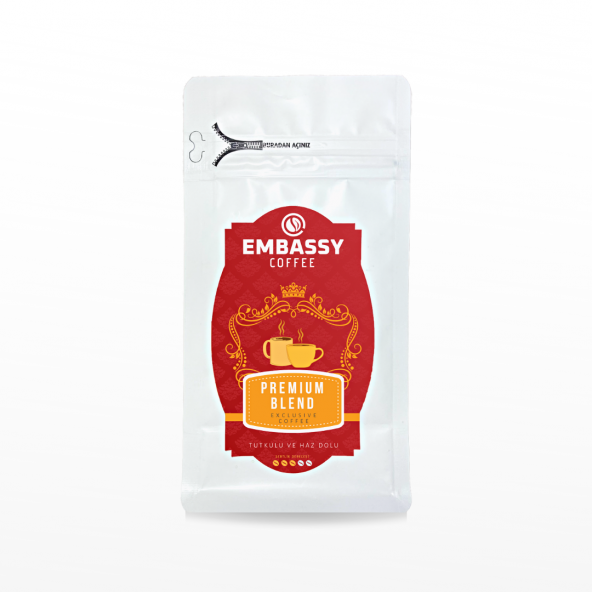 Embassy Coffee Premium Blend Filtre Çekirdek Kahve 250 Gr.