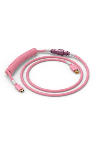 Glorious Sarmal USB-C to USB-A 1.4 Metre Klavye Kablosu Pembe - 2