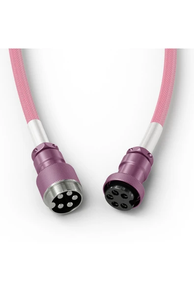 Glorious Sarmal USB-C to USB-A 1.4 Metre Klavye Kablosu Pembe - 5