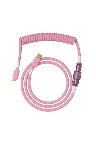 Glorious Sarmal USB-C to USB-A 1.4 Metre Klavye Kablosu Pembe