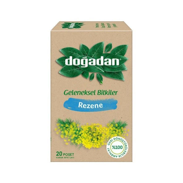 DOĞADAN GELENEKSEL BİTKİLER REZENE 20Lİ