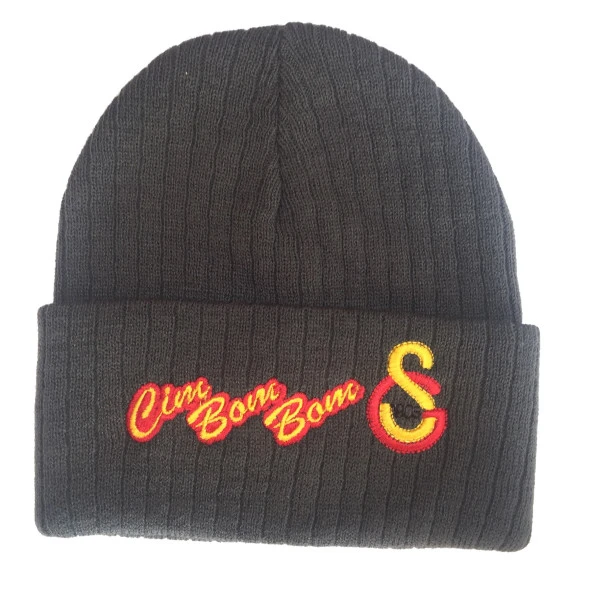 Galatasaray Lisanslı Çift Kat Örgü Unisex  Bere