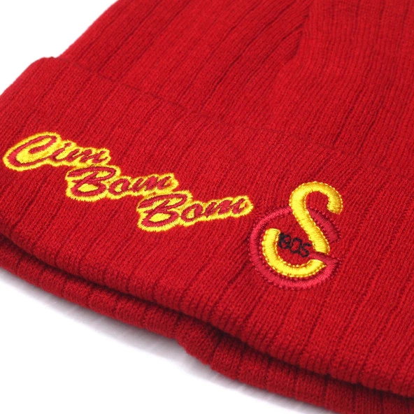 Galatasaray Lisanslı Çift Kat Örgü Unisex  Bere - 5