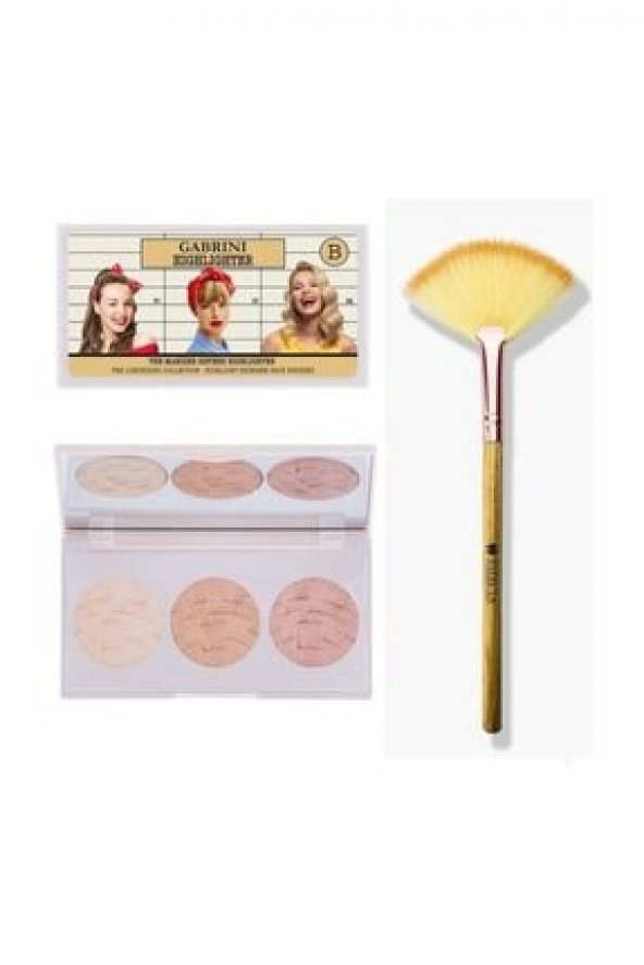 Gabrini 3lü Aydınlatıcı Paleti-Highlighter B+Estella Highli