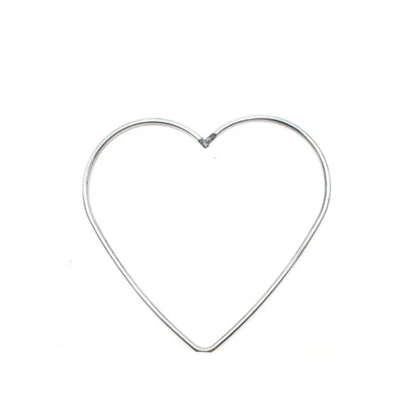 Metal Makrome Kalp  Makrome  Kalıbı 30 CM