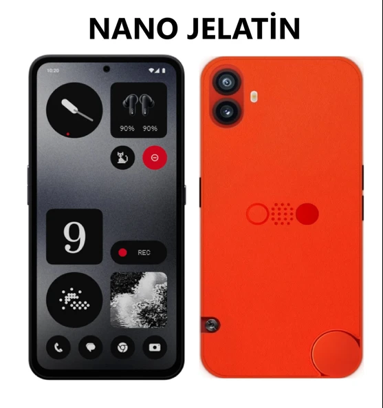 Nothing CMF Phone 1 Uyumlu Ön Body Şeffaf Ultra koruyucu Nano Jelatin