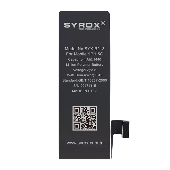 Syrox B213 iPhone 5 Batarya 1440 mAh