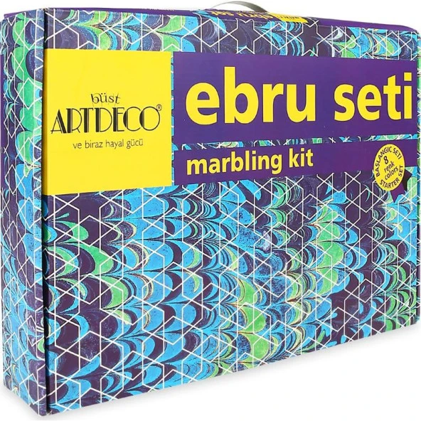 Artdeco Ebru Boyama Seti Çantalı 8 Lİ ES-8 ürün görseli