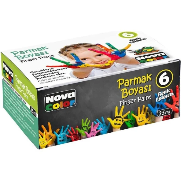 Nova Color Parmak Boyası 6 LI NC-138