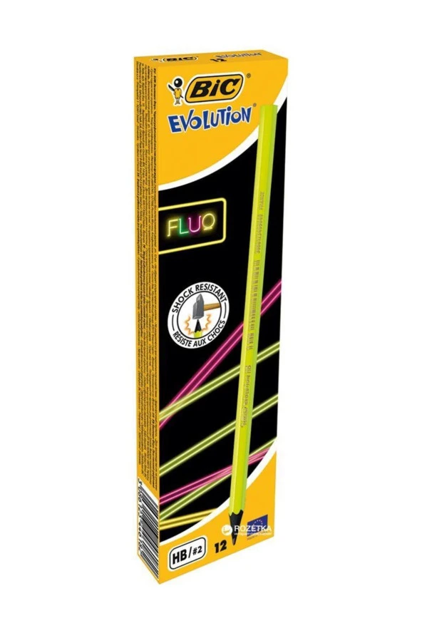 Bic Kurşun Kalem Evo Fluo 12 Lİ 940757
