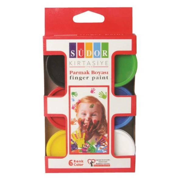 Südor Parmak Boyası Su Bazlı 30 ML 6 Renk