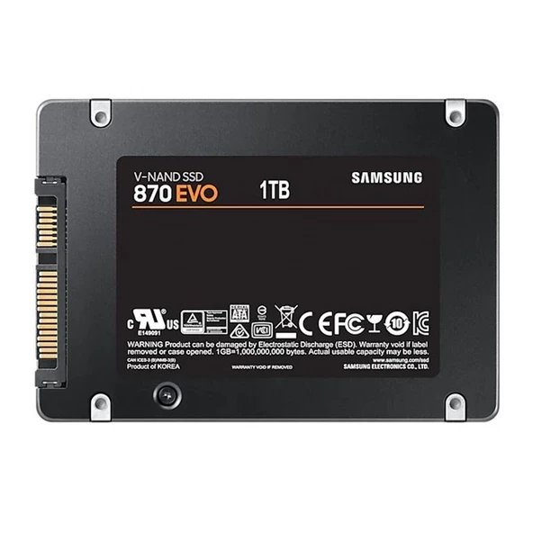 Samsung 870 Evo 1TB 2.5'' SATA SSD (560-530MB/s) - Resim 2