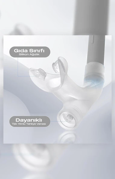Proforce Proforce Yetişkin Yüzücü Antreman Önden Takmalı Valfsız Havuz Şnorkeli  SN10GÜM - 2