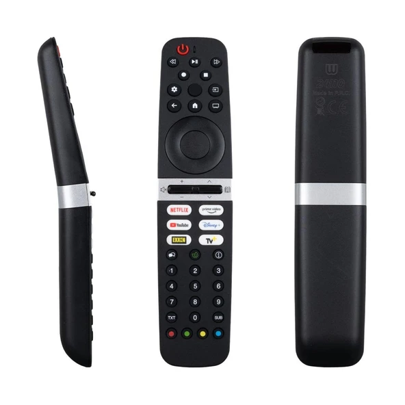 Ayt Weko Arçelik Beko Grundıg Ses Komutsuz Netflix Prime Video Youtube Disney Exxen TV Tuşlu Lcd TV Kumanda ürün görseli 1