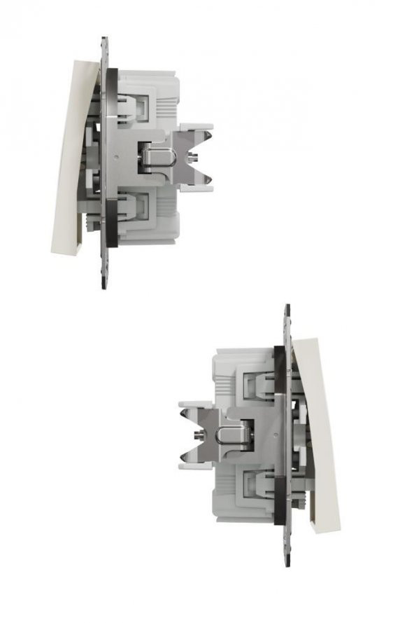 Schneider Asfora Krem Anahtar - Çerçeveli - 3