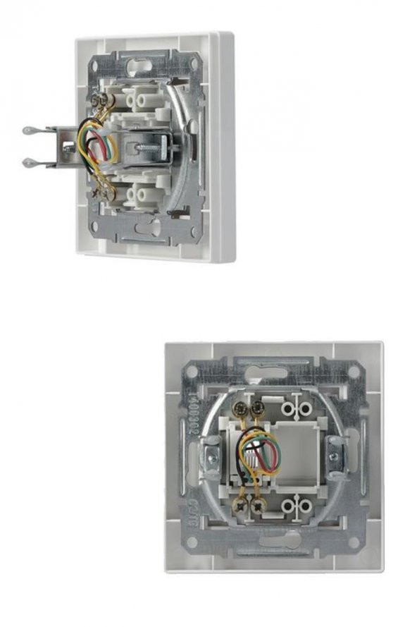 Schneider Asfora Krem 1*RJ11 Nümeris - Telefon Prizi - Çerçeveli - 2