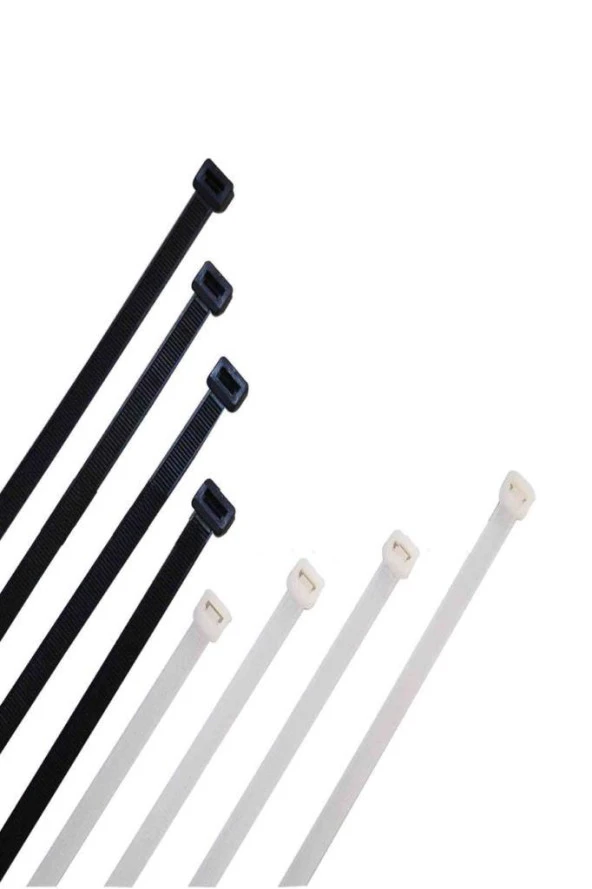 Çetsan 3,6*250 Kablo Bağı Beyaz - Cırt Kelepce - Klips (100 Adet) - 7