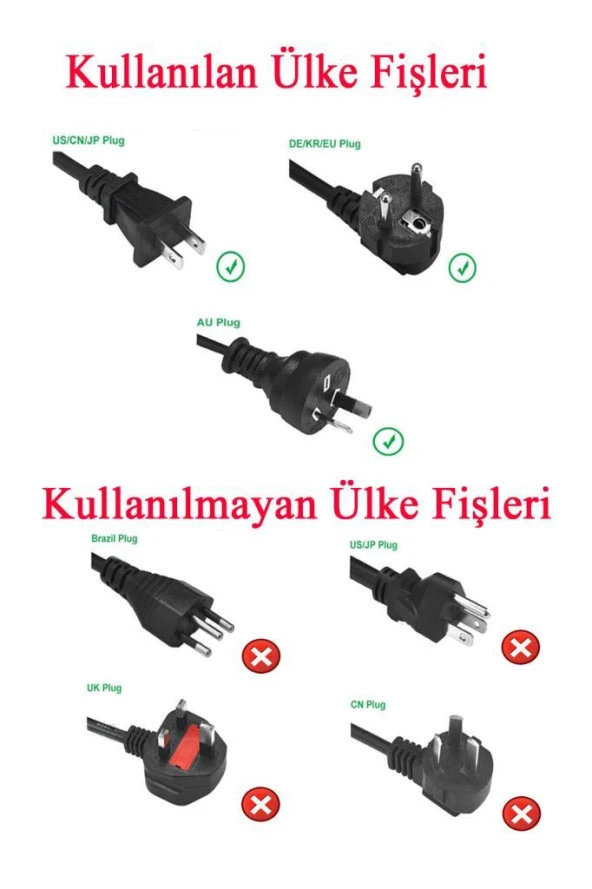 Amerikan - Türk Priz Çevirici Adaptör - 2