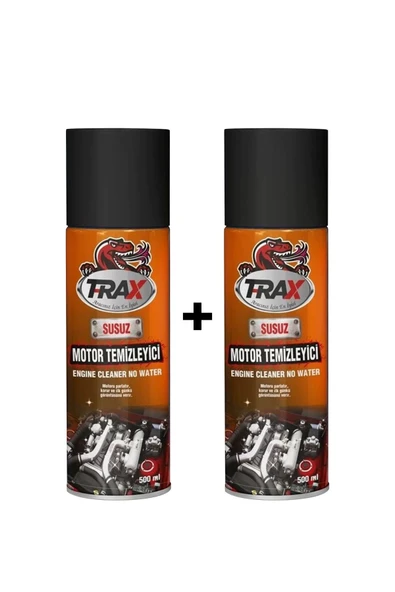 TRAX Susuz Motor Temizleme Spreyi Motor Parlatıcı Sprey 500 Ml 2 ADET - 1