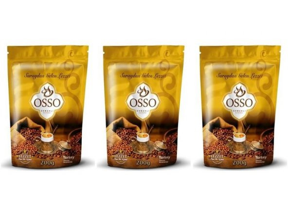 Osso Osmanlı Kahvesi 3 x 200 G
