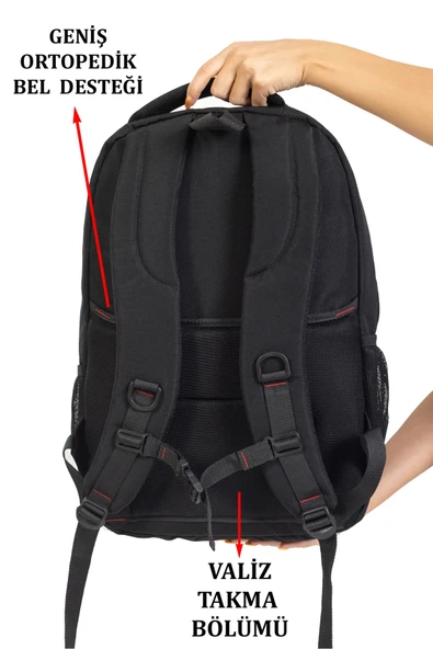 Walkenzo Dada 03 Laptop Bilgisayar Sırt Çantası - Resim 8