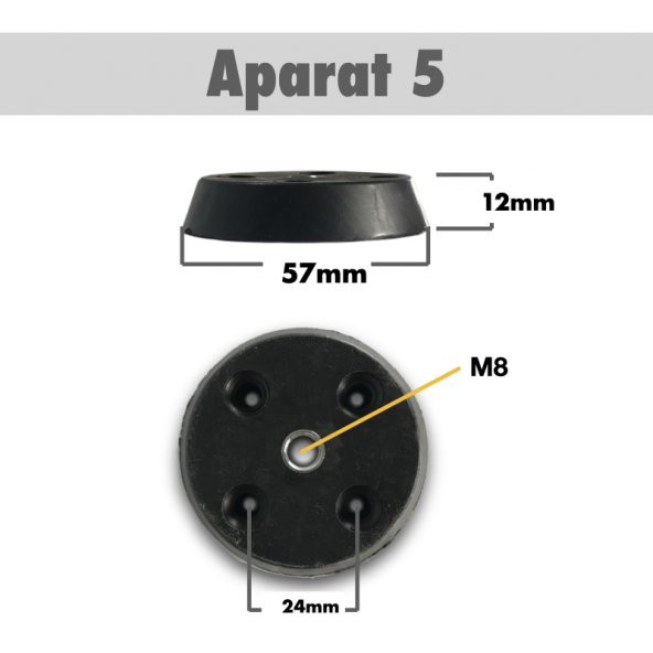 30cm  Ahşap Ayak - SİYAH - Koltuk, Kanepe, Dolap, Sehpa, TV-Ünitesi, Masa vb Mobilya Ayakları - 2
