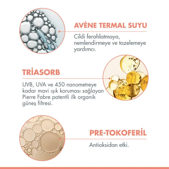 Avene Tinted Fluide SPF 50+ Renkli Güneş Kremi 50 ml TRSB - Resim 6