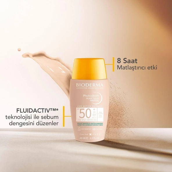 Bioderma Photoderm Nude Touch Spf50+ Very Light Güneş Kremi 40ml - 4