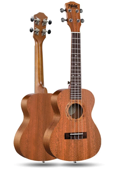 Midex TN-26M Set Maun Tenör Ukulele (Softcase Capo Metod Nota Sticker Askı Pena) - 4