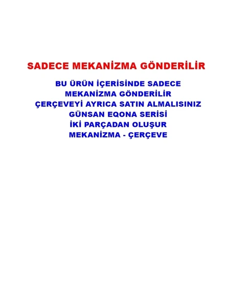 GÜNSAN EQONA FÜME LİGHT DÜĞME MEKANİZMA - 2