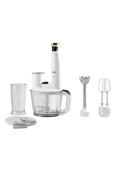 Beko Rhb 5050 Floral 1500 W Mikser & Blender Seti Beyaz