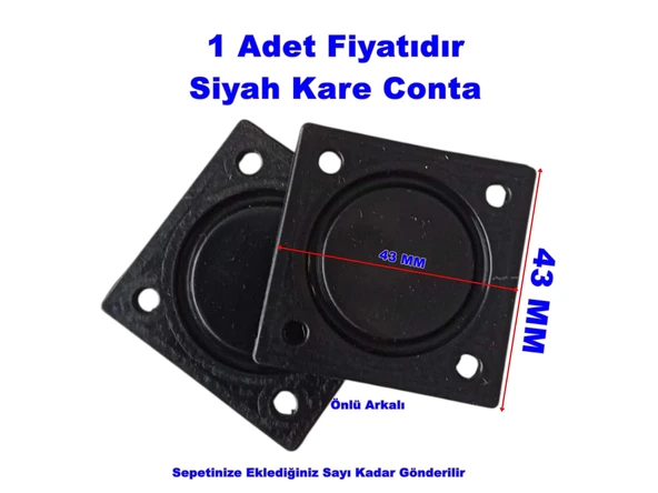 ENDER Kare Slikon Şofben Diyafram Contası ürün görseli