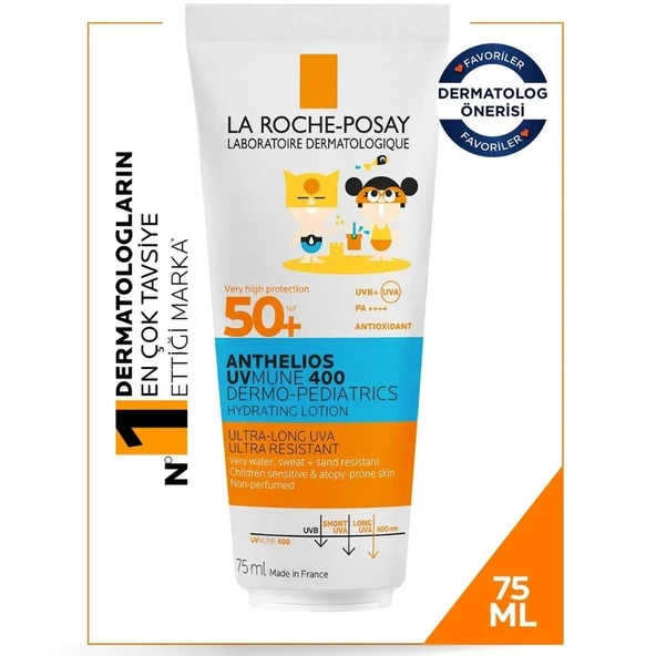 La Roche Posay Anthelios Dermo Pediatrics Uvmune 400 Nemlendirici Vücut Sütü SPF50+ 75ml