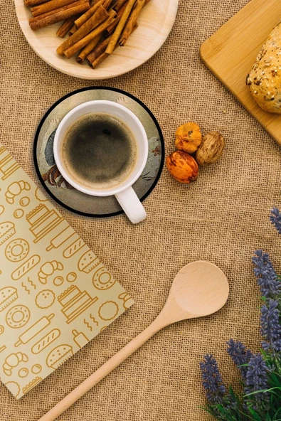 Valerine Life Zeugma Çingene Kız Figürlü Yıkanabilir Kaydırmaz Ofis Çay ve Fincan Bardak Altlığı 10x10cm 6 Adet - 4