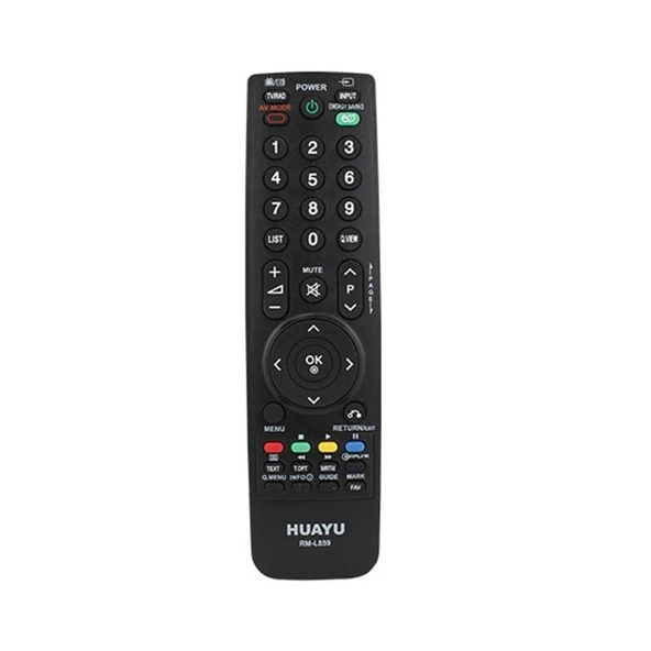 Huayu RM-L859 LG Blisterli Siyah Lcd Led TV Kumanda Tüm Lg Modellerine Uyumlu Universal - 2