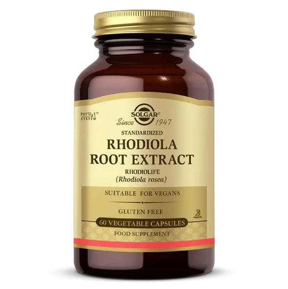 Solgar Rhodiola Root Extract 60 Kapsül ürün görseli