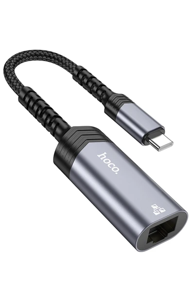 Hub UA26 Tak Çalıştır Type-C to RJ45 1000 Mbps Ethernet Dönüştürücü ürün görseli 1